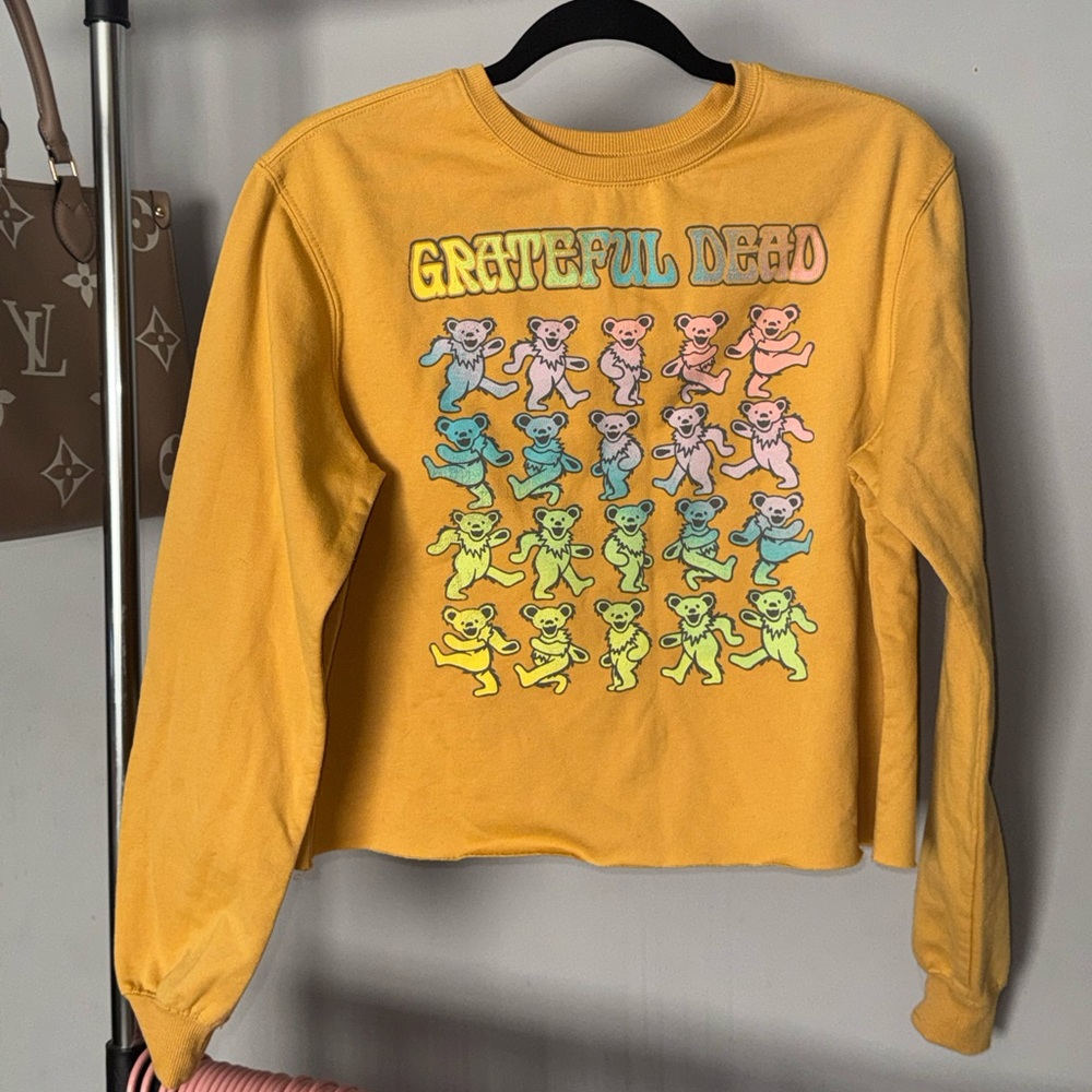 Grateful Dead cropped sweatshirt ⚡️